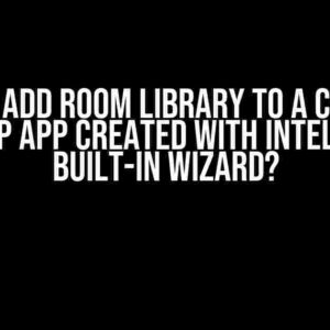 How to Add Room Library to a Compose Desktop App Created with IntelliJ IDEA Built-in Wizard?