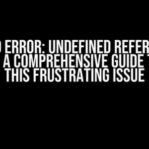 RSpamd Error: Undefined Reference to ‘EVP_*’ – A Comprehensive Guide to Fixing this Frustrating Issue